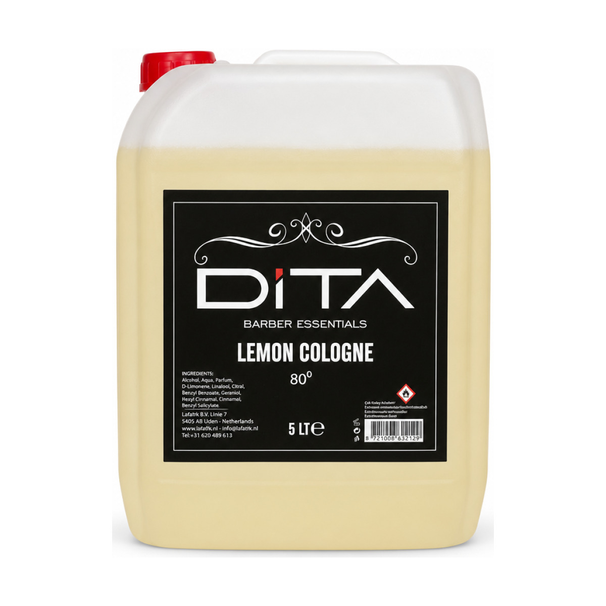 DiTA Lemon Cologne 80° — bidon de 5 litres
